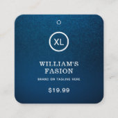 QR-code | Kledinglabel Prijs Hang Label (Voorkant)