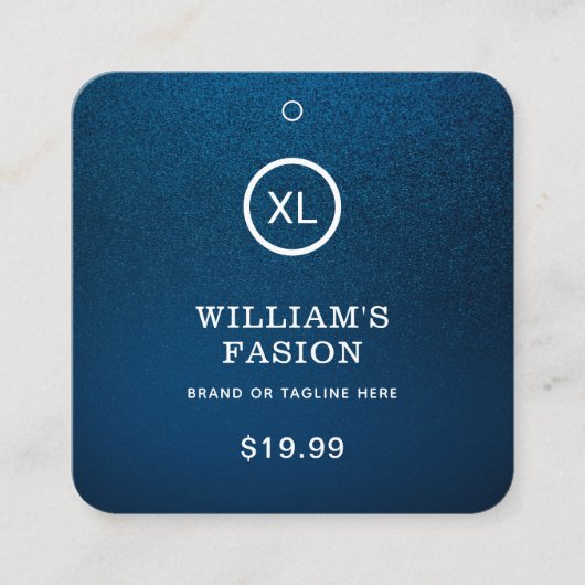 QR-code | Kledinglabel Prijs Hang Label (Voorkant)