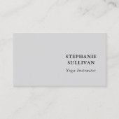 QR Code Kleurrijke Yoga Instructor Visitekaartje (Voorkant)