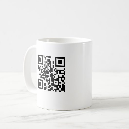 QR-code Koffie-Mok Koffiemok (Voorkant links)