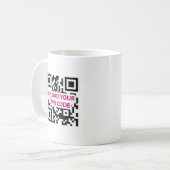 QR-code Koffiemok (Voorkant links)