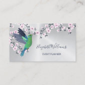 QR-code | Kolibrie Girly Shiny Visitekaartje (Voorkant)