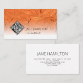 QR Code Koper Profiel Visitekaartje (Voorkant / Achterkant)