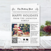 QR Code Krant Kerst Kaart