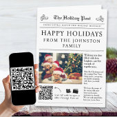 QR Code Krant Kerst Kaart