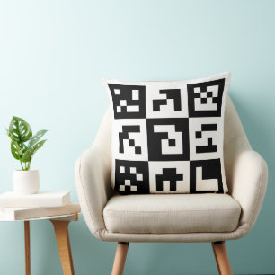 qr-code kussen