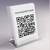 QR Code L Grijs Zwart Promotie Branding Flyer