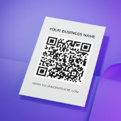 QR Code L Grijs Zwart Promotie Branding Flyer