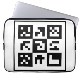 qr-code laptop sleeve