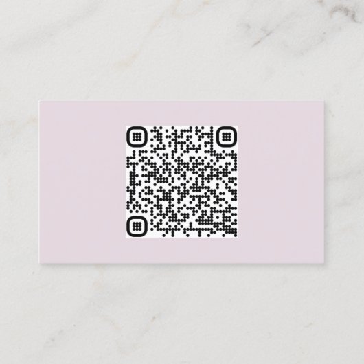 QR code Lavender Wedding RSVP Enclosure Kaart Visitekaartje (Achterkant)