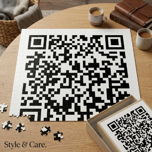 QR-code legpuzzel – voeg alleen uw webadres toe