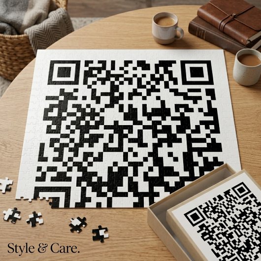 QR-code legpuzzel – voeg alleen uw webadres toe
