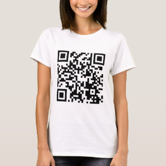 qr - code leuk grappig shirt met behulp van qr - c