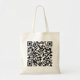qr - code leuk grappig shirt met behulp van qr - c tote bag