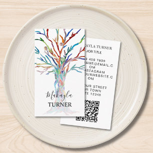 QR-code Levensboom Visitekaartje