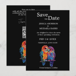 🌈 QR-code LGBTQ Eeuwige Eenheid bruiloft Save The Date