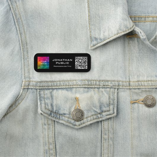 QR Code Lid Foto of Business Logo hier Naamplaatje (In situ)