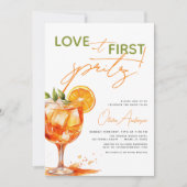 QR Code Liefde op het eerste Spritz Oranje Vrijgez Kaart (Voorkant)