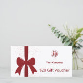 QR Code Life Coach Services Opmerking Cadeaubon Ka (Staand voorkant)