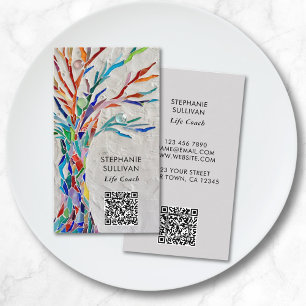 QR Code Life Coach Tree of Life Visitekaartje
