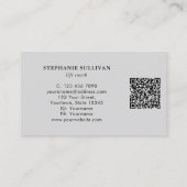 QR Code Life Coach Visitekaartje (Achterkant)