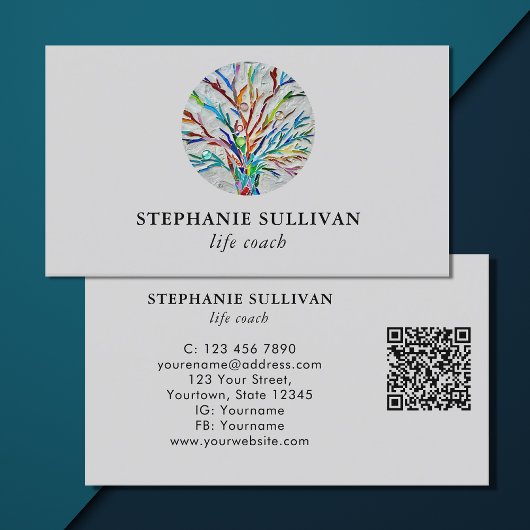 QR Code Life Coach Visitekaartje