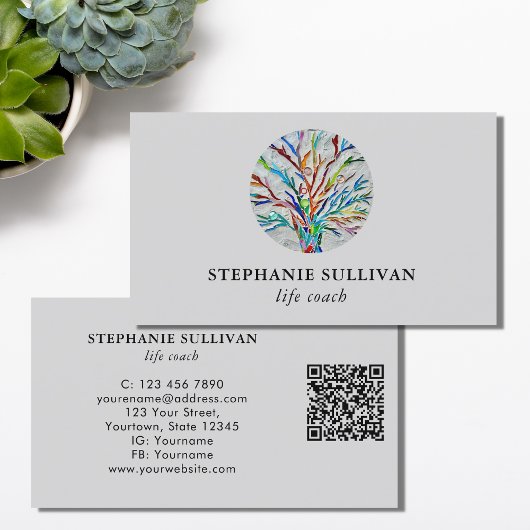 QR Code Life Coach Visitekaartje