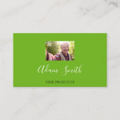 QR Code Logo Aangepast Aangepaste foto Gebouwde af Visitekaartje (Voorkant)