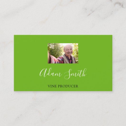 QR Code Logo Aangepast Aangepaste foto Gebouwde af Visitekaartje (Voorkant)