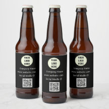 QR Code Logo Bedrijf Zwart Zakelijk Zakelijk Zakel