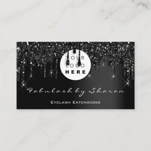 Qr Code Logo Black Drift Professional VIP Visitekaartje (Voorkant)