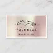 QR CODE Logo BMS Sculpting Massage Care Roos Visitekaartje (Voorkant)