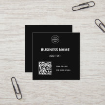 Qr code Logo Business Menu Contact
