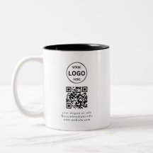 QR Code Logo Business Minimalist Eenvoudig