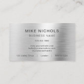 QR-code Logo, dakdekker, bouwvakker, bouwvakker Visitekaartje (Achterkant)