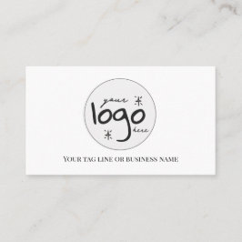 QR-code Logo Modern Simple Visitekaartje