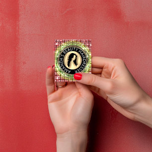 QR Code Logo Online Shop Lijst Holografisch Vierkante Visitekaartje