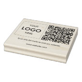 QR Code Logo Professional Rubber Stempel (Stempel)