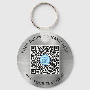 QR-code - Logo promotiefilter Sleutelhanger