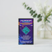 QR-code, Logo & Slogan | Verwarming en Koeling HVA Visitekaartje (Staand voorkant)