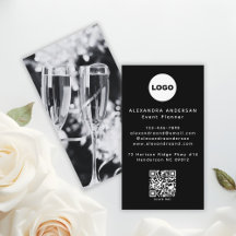 QR Code Logo Zwart Modern Minimalistisch Professio