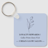 QR Code Loyalty Card Replacement  Sleutelhanger (Voorkant)