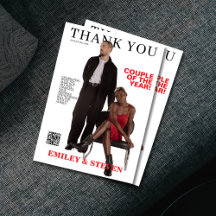 QR code magazine cover bruiloft