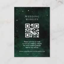 QR Code Magisch Donker Smaragd Groen