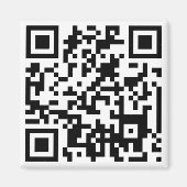 QR-CODE MAGNEET (Voorkant)