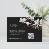 QR-code | Magnolia Bijkaart Informatiekaartje (Staand voorkant)