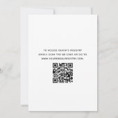 QR Code Main Squeeze Citrus Vrijgezellenfeest Kaart (Achterkant)