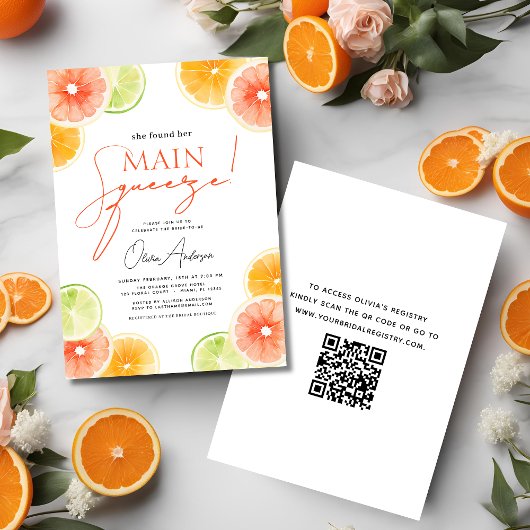 QR Code Main Squeeze Citrus Vrijgezellenfeest Sina Kaart