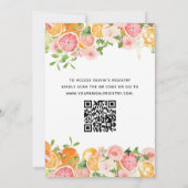 QR Code Main Squeeze Citrus Vrijgezellenfeest Sina Kaart (Achterkant)