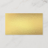 QR Code Make-up Artiest 4 Foto's Collage Gold foli Visitekaartje (Achterkant)